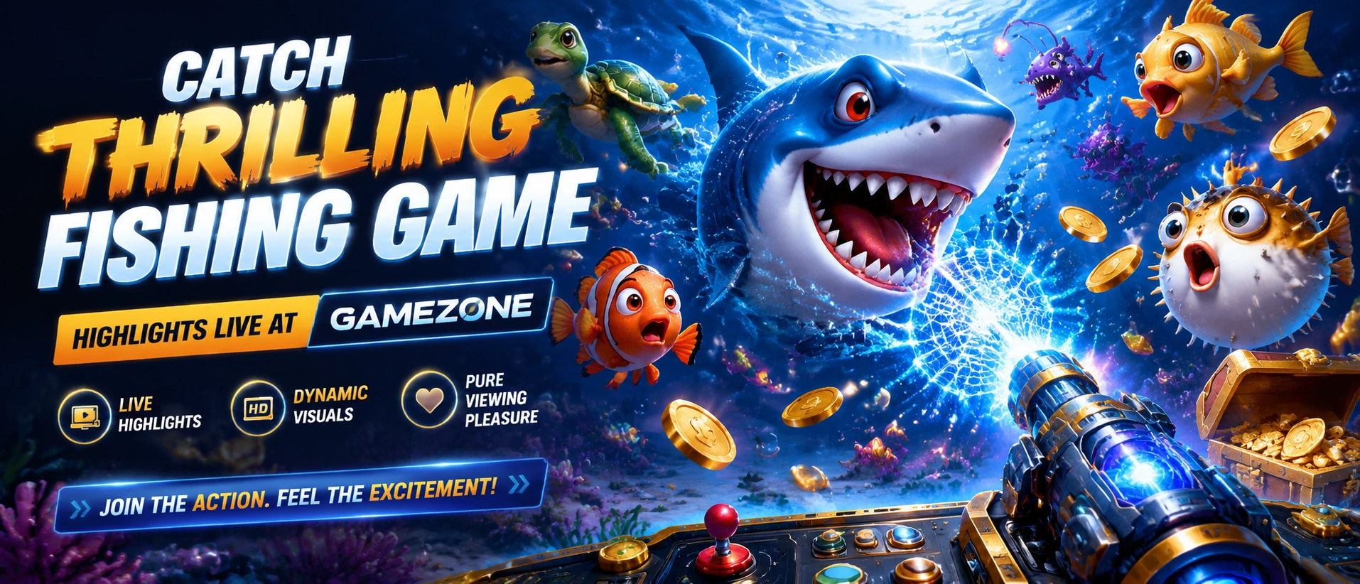Contact GameZone for Support and Inquiries 5 gamezone fish banner 2