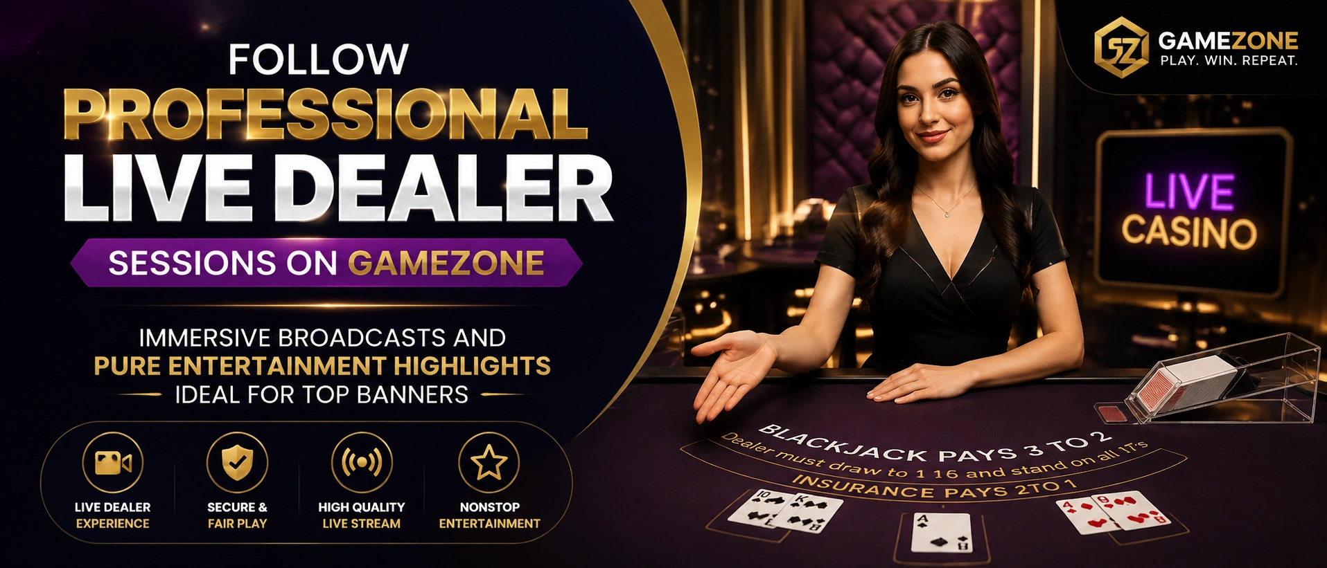 Contact GameZone for Support and Inquiries 2 gamezone livecasino banner 2