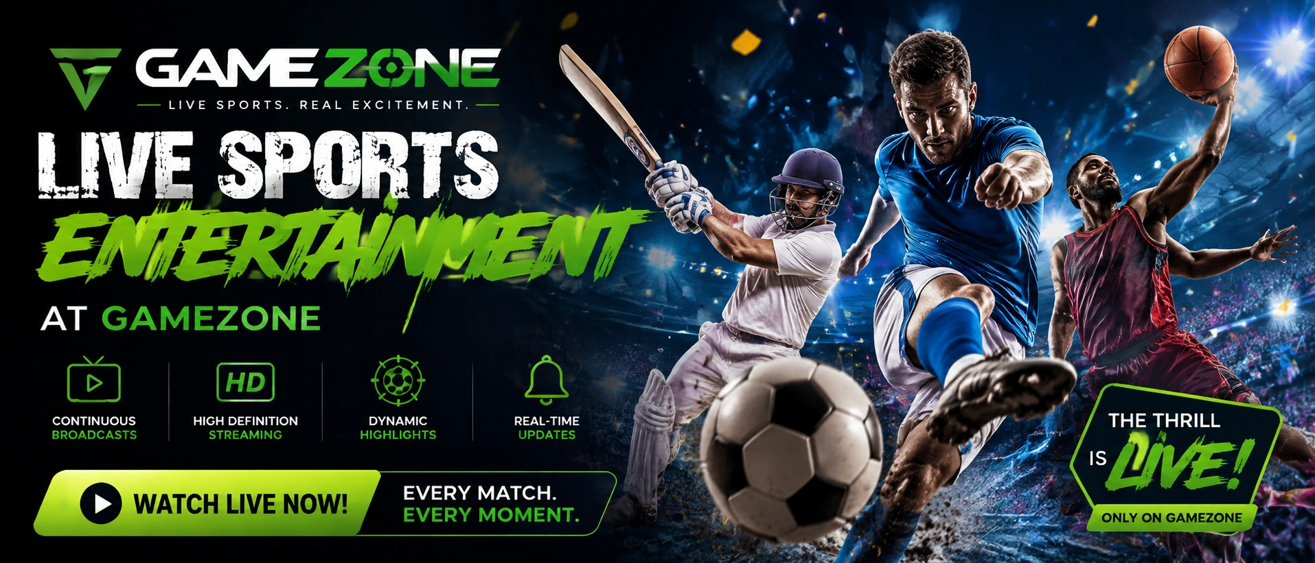 Contact GameZone for Support and Inquiries 13 gamezone sports banner 3
